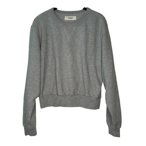 Buck Mason Slub Easy Crew Neck Sweatshirt - Gray - XS (Large that fits like XS)